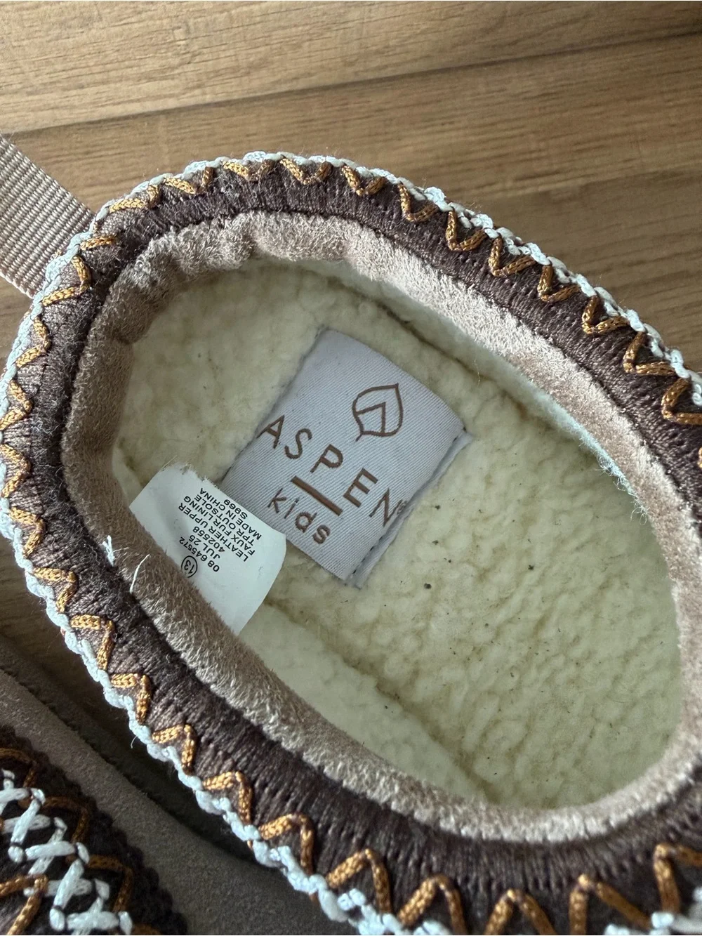 Cozy Beige Suede Slip-On moccasins NWT